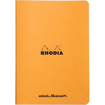 Notebook - Rhodia - dotted, orange, A5, 80 g, 48 sheets