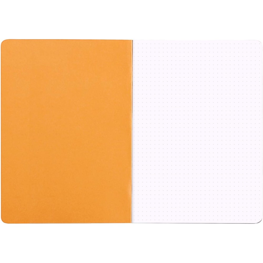 Notes - Rhodia - w kropki, pomarańczowy, A5, 80 g, 48 ark.