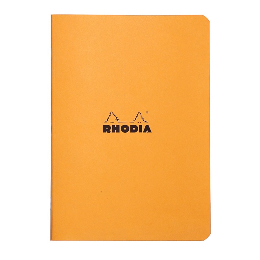 Notes - Rhodia - w linie, pomarańczowy, A5, 80 g, 48 ark.