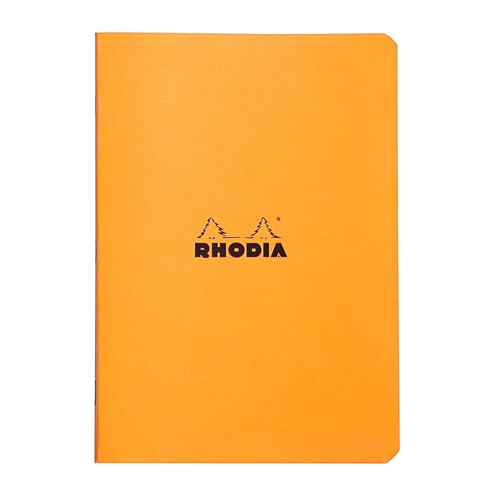 Notes - Rhodia - w kratkę, pomarańczowy, A5, 80 g, 48 ark.