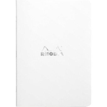 Notes - Rhodia - w kratkę, biały, A5, 80 g, 48 ark.