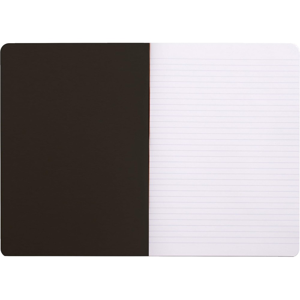Notes - Rhodia - w linie, czarny, A4, 80 g, 48 ark.