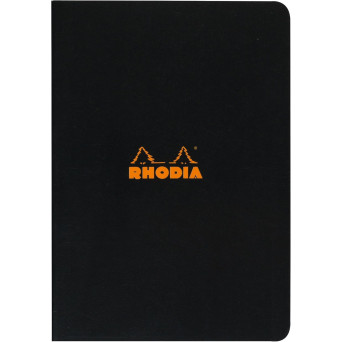 Notes - Rhodia - w linie, czarny, A4, 80 g, 48 ark.