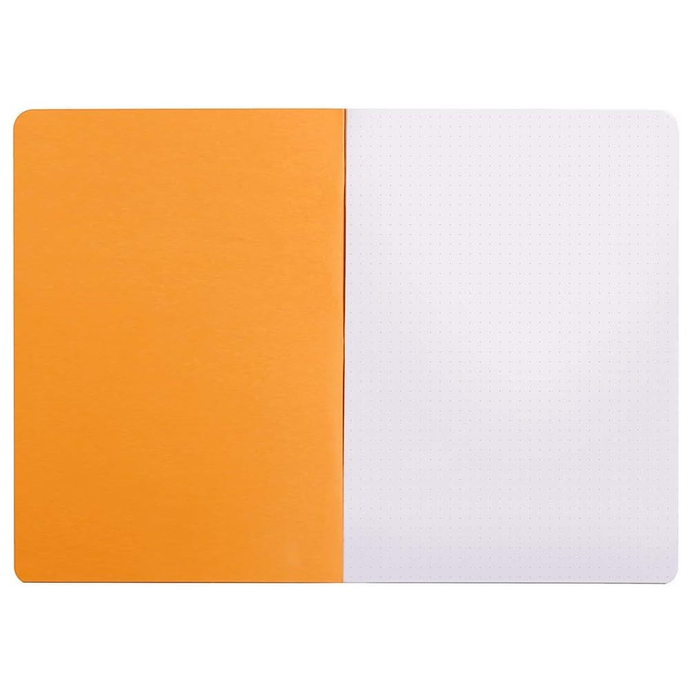 Notes - Rhodia - w kropki, pomarańczowy, A4, 80 g, 48 ark.