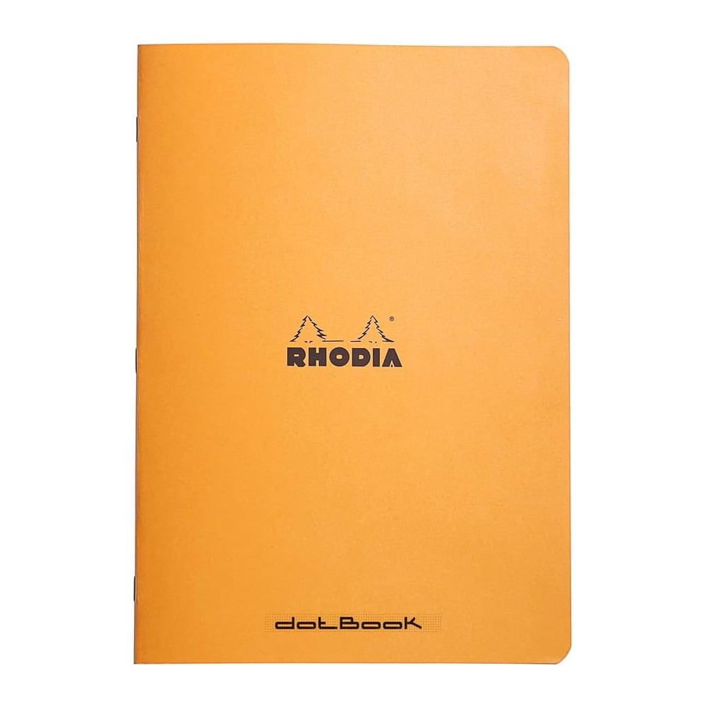 Notebook - Rhodia - dotted, orange, A4, 80 g, 48 sheets