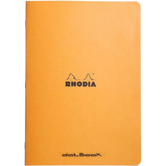 Notebook - Rhodia - dotted, orange, A4, 80 g, 48 sheets