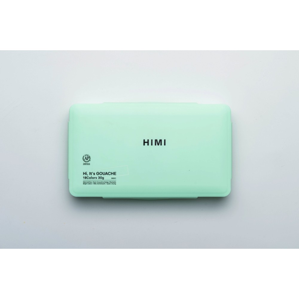 Set of Jelly Cup Basic Gouache - HIMI - Green 18 pcs. x 30 g