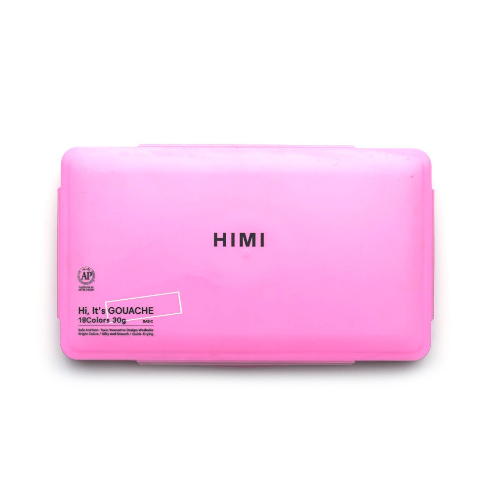 Set of Jelly Cup Pastel Gouache - HIMI - Pink 18 pcs. x 30 g