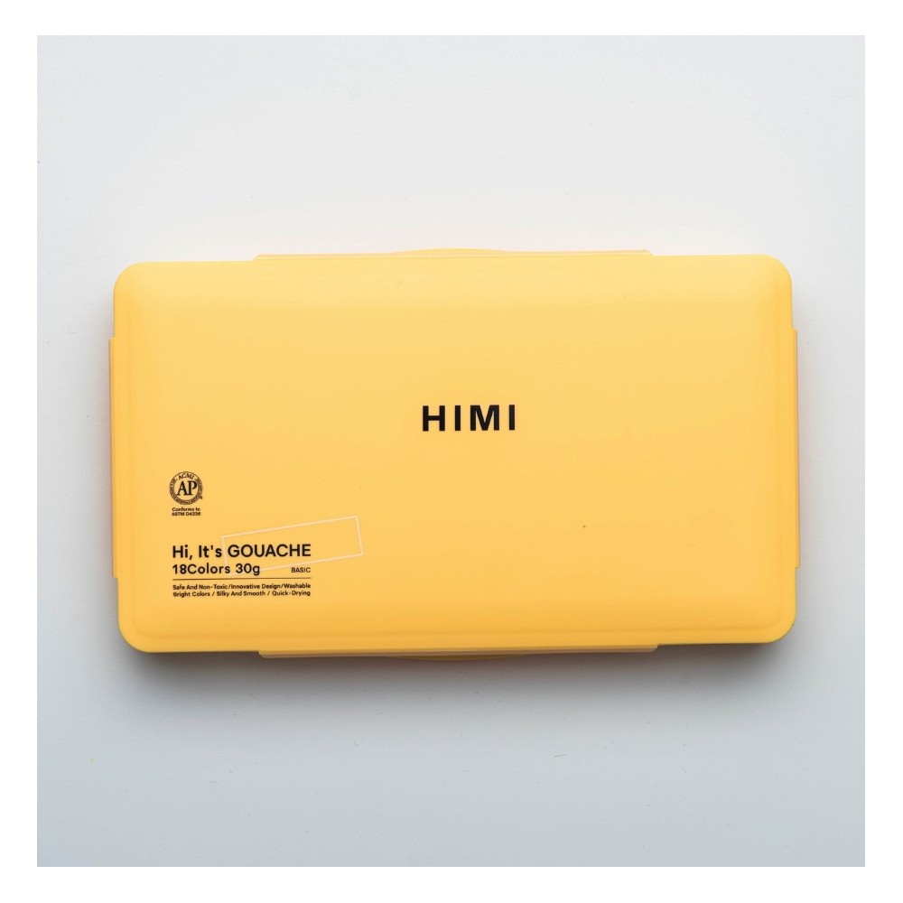 Zestaw gwaszy Jelly Cup Yellow - HIMI - 18 szt.
