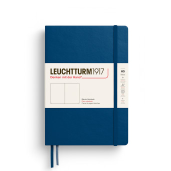 Notatnik gładki A5 - Leuchtturm1917 - Indigo
