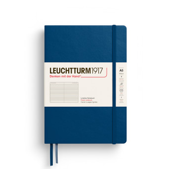 Notatnik w linie A5 - Leuchtturm1917 - Indigo