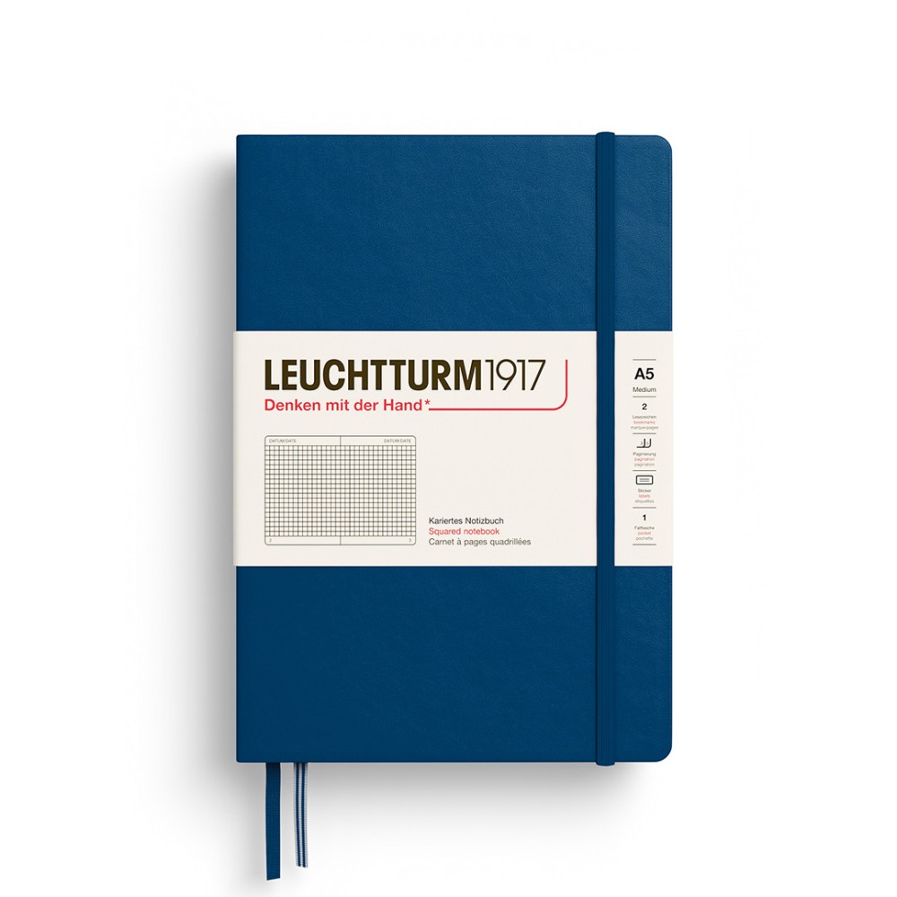 Squared Notebook A5 - Leuchtturm1917 - Indigo
