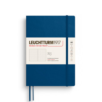 Notatnik w kropki A5 - Leuchtturm1917 - Indigo