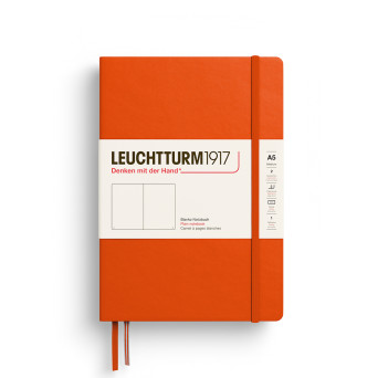 Notatnik gładki A5 - Leuchtturm1917 - Pumpkin