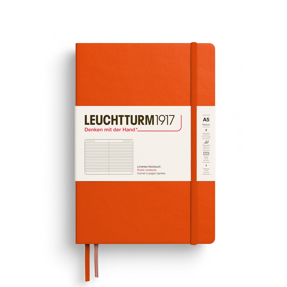 Ruled Notebook A5 - Leuchtturm1917 - Pumpkin