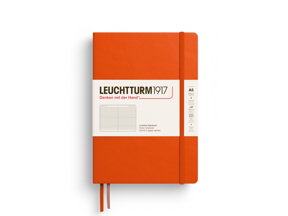 Ruled Notebook A5 - Leuchtturm1917 - Pumpkin