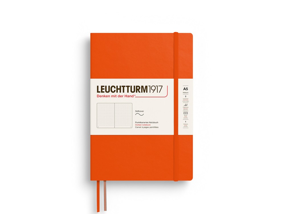 Notatnik w kropki A5 - Leuchtturm1917 - Pumpkin
