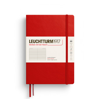 Ruled Notebook A5 - Leuchtturm1917 - Cherry