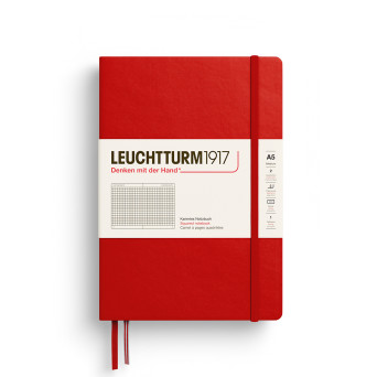 Squared Notebook A5 - Leuchtturm1917 - Cherry