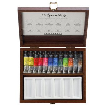 Zestaw akwareli l’Aquarelle - Sennelier - 12 x 10 ml
