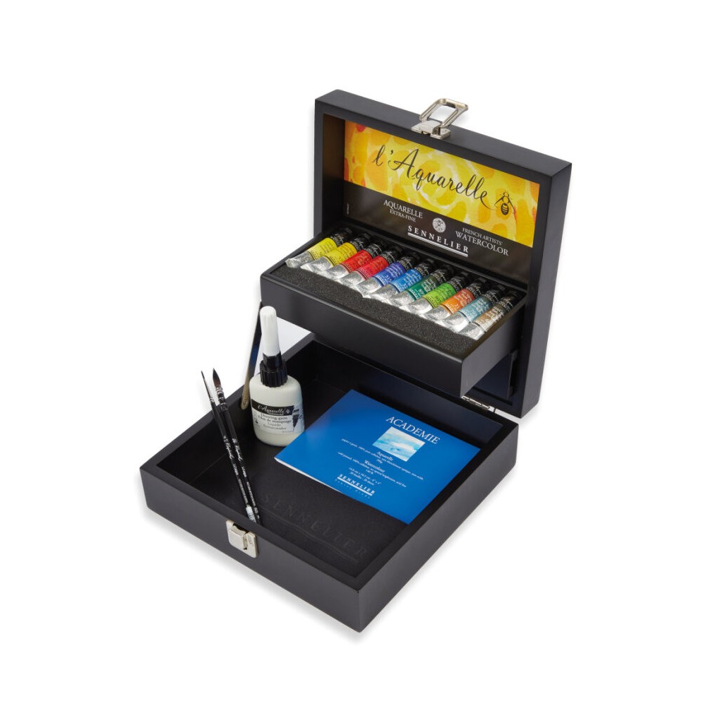 Set of l’Aquarelle watercolor paints - Sennelier - 11 x 10 ml