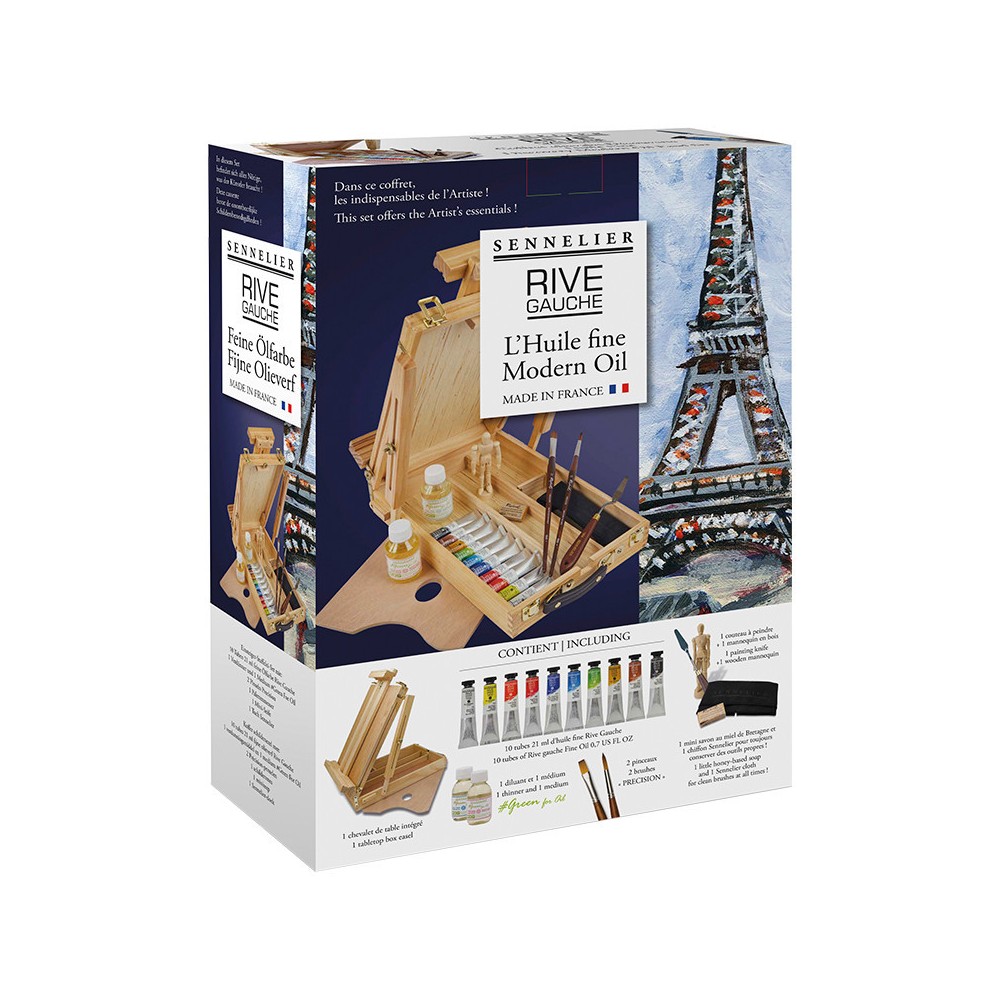 Set of Rive Gauche fine oil paints - Sennelier - 10 x 21 ml