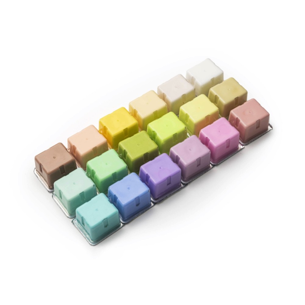 Set of Jelly Cup Pastel Gouache - HIMI - Purple 18 pcs. x 30 g