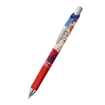 Pióro kulkowe EnerGel edycja limitowana - Pentel - czerwone 0,7 mm