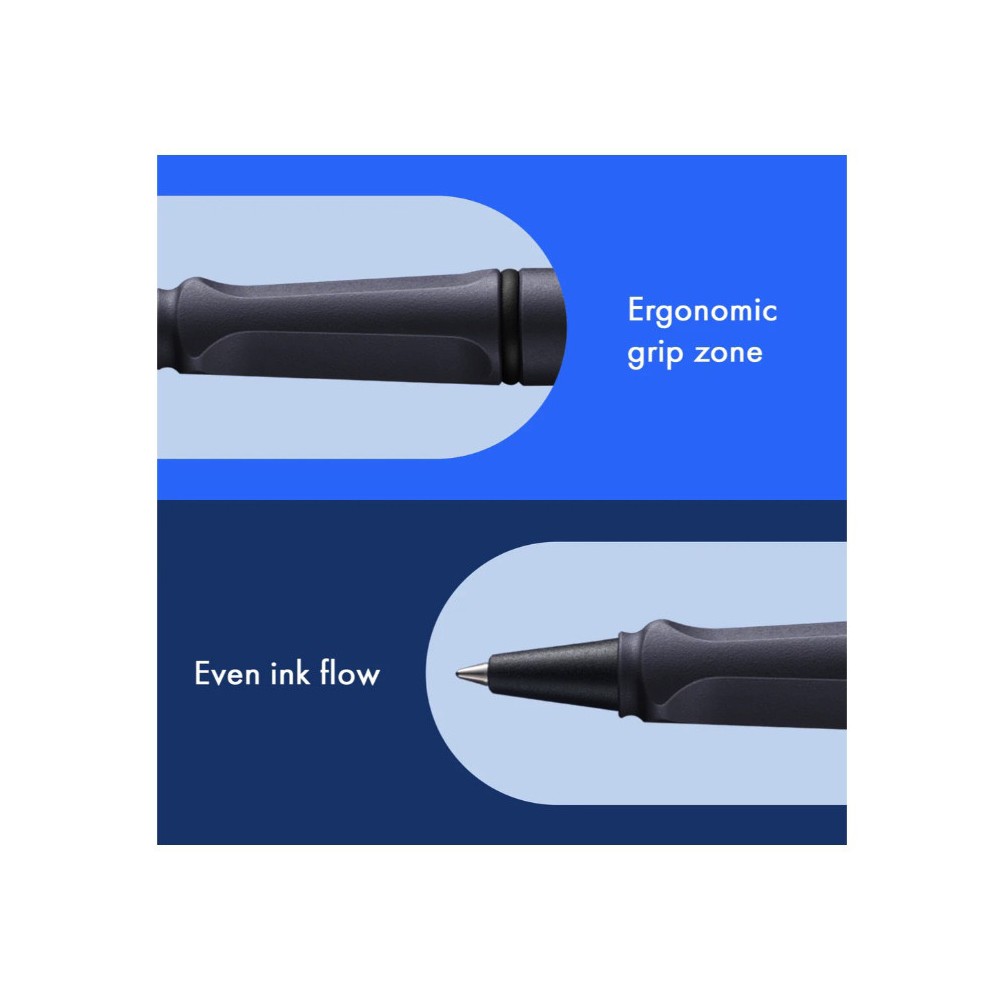 Rollerball pen Safari - Lamy - Steel Black