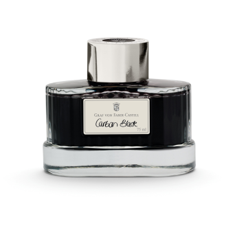 Atrament permanentny - Graf Von Faber-Castell - Carbon Black 75 ml
