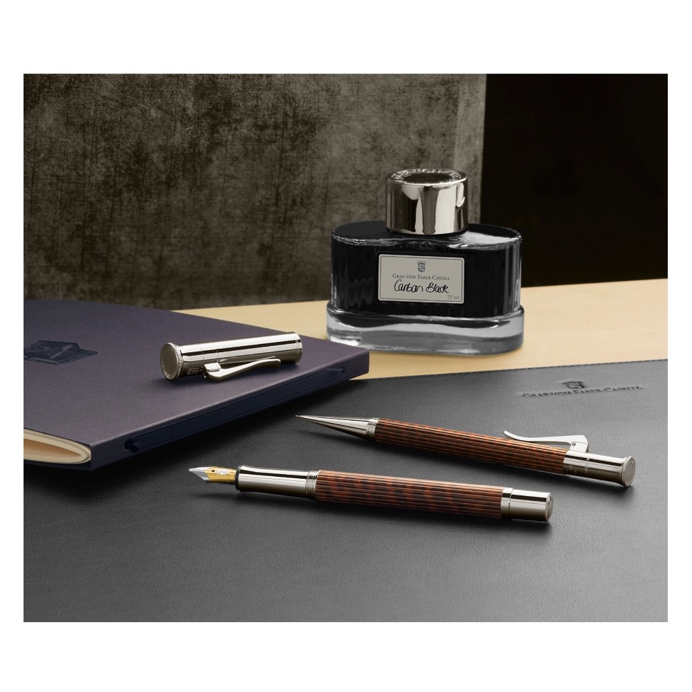Atrament permanentny - Graf Von Faber-Castell - Carbon Black 75 ml