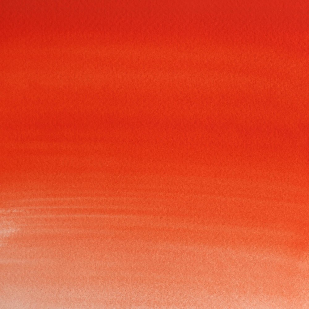 Farba akwarelowa Professional w półkostce - Winsor & Newton - Cadmium Scarlet