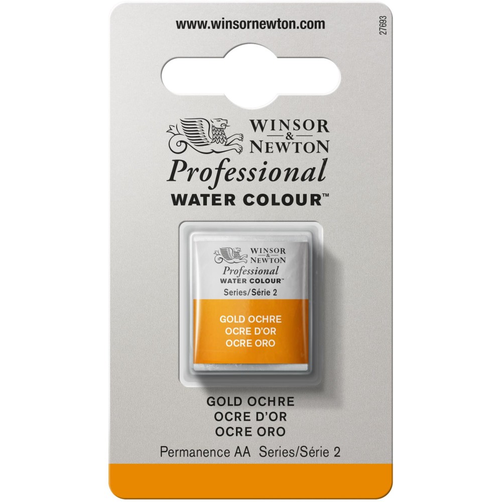 Farba akwarelowa Professional w półkostce - Winsor & Newton - Gold Ochre