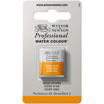 Farba akwarelowa Professional w półkostce - Winsor & Newton - Gold Ochre