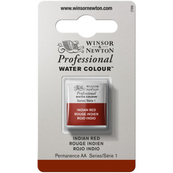 Professional Watercolor half-pan - Winsor & Newton - Indian Red