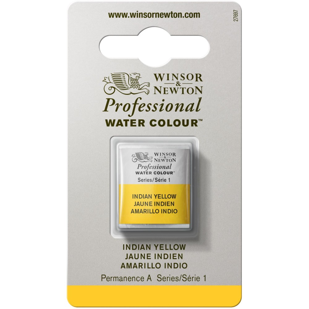 Farba akwarelowa Professional w półkostce - Winsor & Newton - Indian Yellow