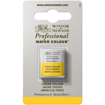 Farba akwarelowa Professional w półkostce - Winsor & Newton - Indian Yellow