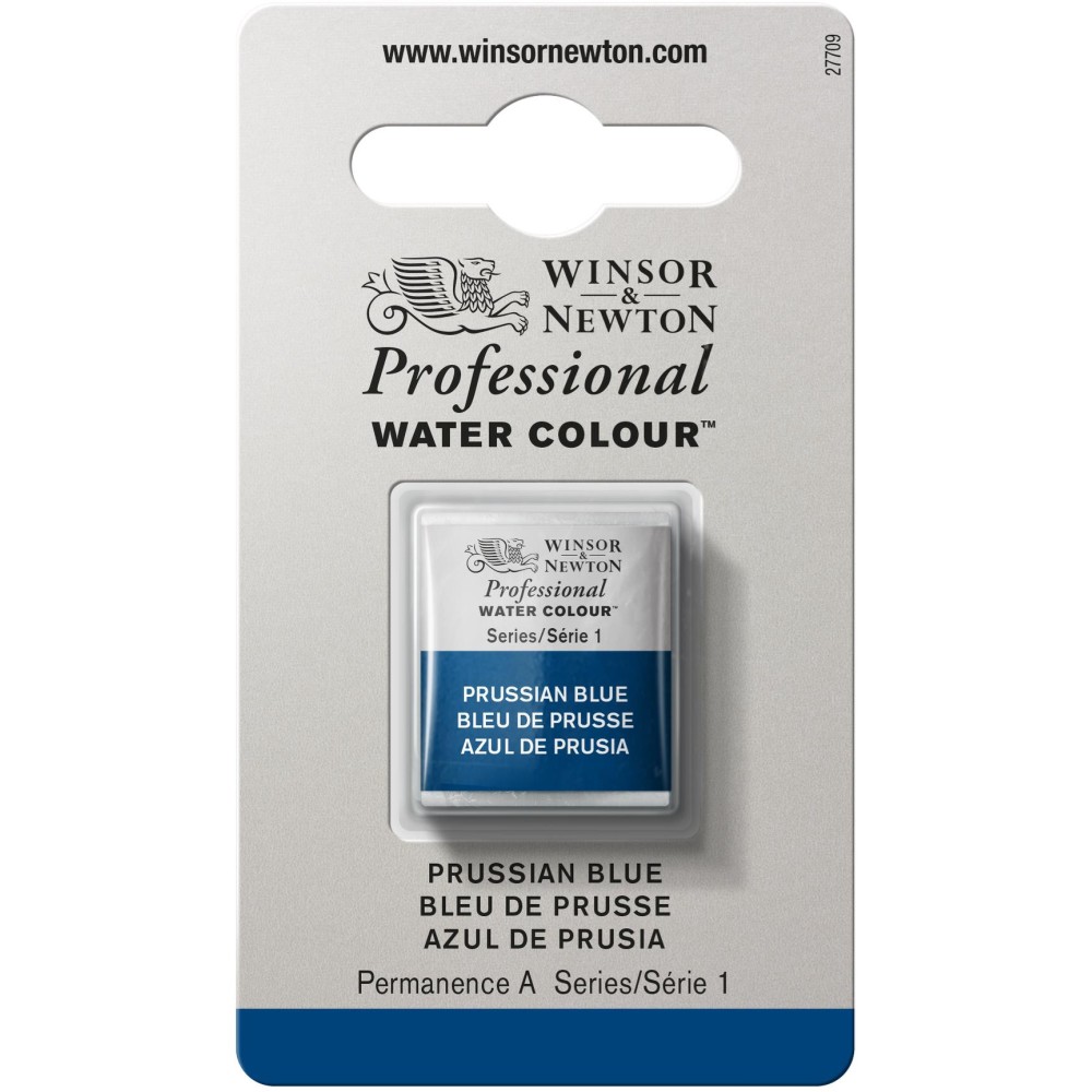 Professional Watercolor half-pan - Winsor & Newton - Prussian Blue