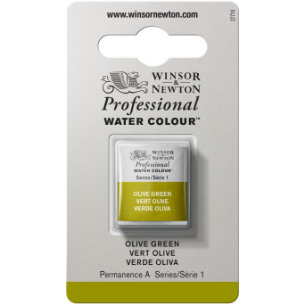 Professional Watercolor half-pan - Winsor & Newton - Olive Green
