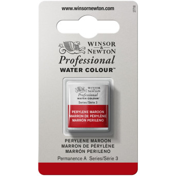 Farba akwarelowa Professional w półkostce - Winsor & Newton - Perylene Maroon