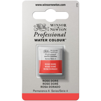 Farba akwarelowa Professional w półkostce - Winsor & Newton - Rose Dore