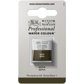 Professional Watercolor half-pan - Winsor & Newton - Sepia