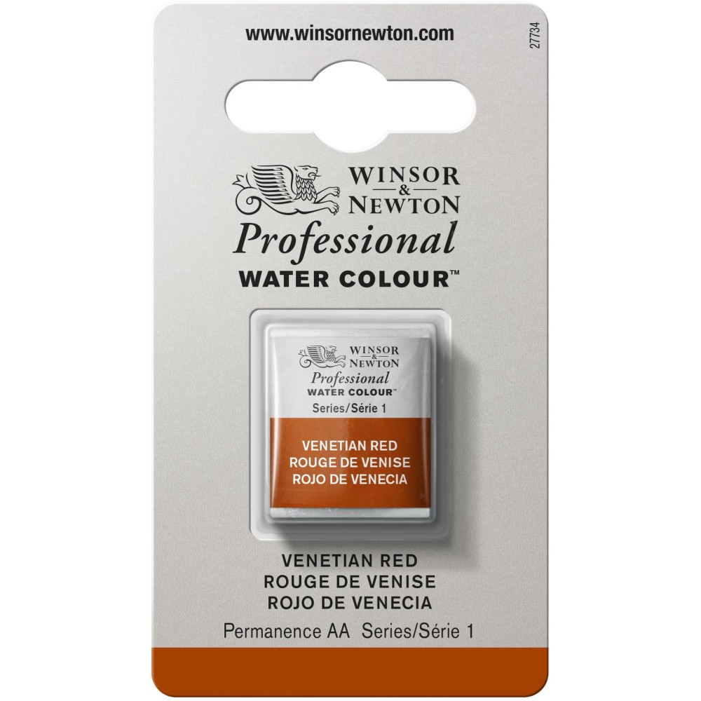 Farba akwarelowa Professional w półkostce - Winsor & Newton - Venetian Red