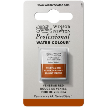 Professional Watercolor half-pan - Winsor & Newton - Venetian Red