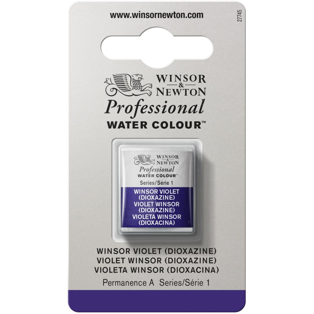 Professional Watercolor half-pan - Winsor & Newton - Winsor Violet