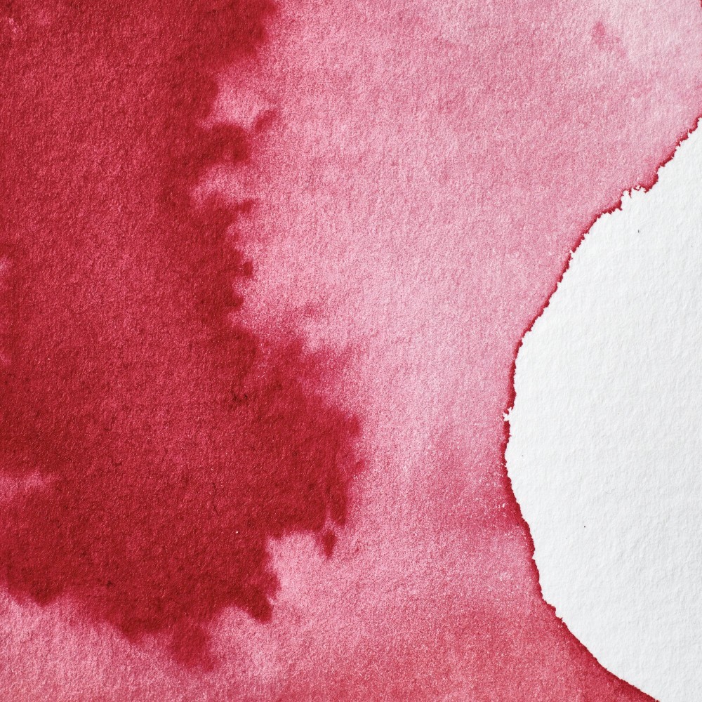Farba akwarelowa Professional w półkostce - Winsor & Newton - Permanent Carmine