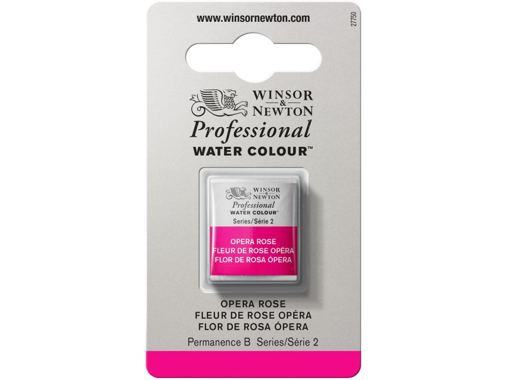 Farba akwarelowa Professional w półkostce - Winsor & Newton - Opera Rose