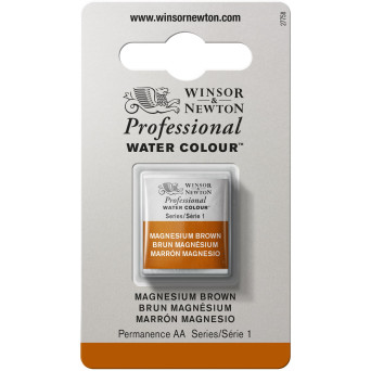 Professional Watercolor half-pan - Winsor & Newton - Magnesium Brown