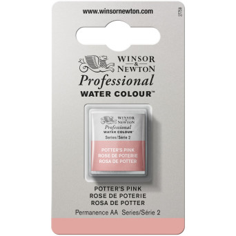 Farba akwarelowa Professional w półkostce - Winsor & Newton - Potter's Pink