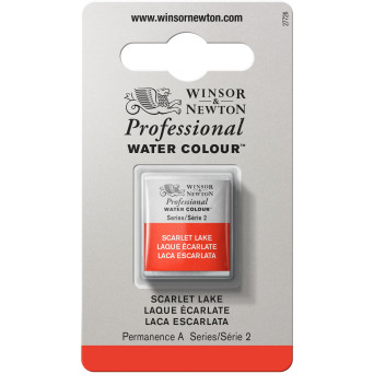 Farba akwarelowa Professional w półkostce - Winsor & Newton - Scarlet Lake